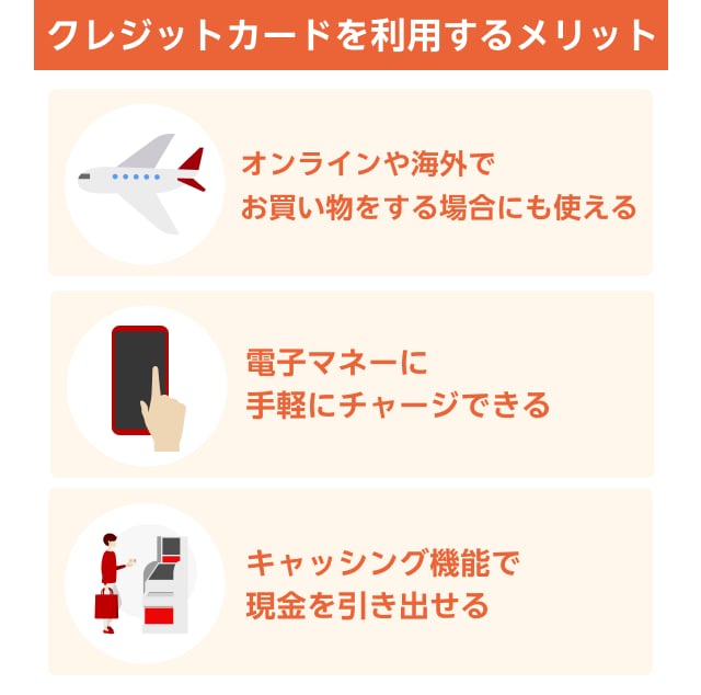 クレジットカードを利用するメリット