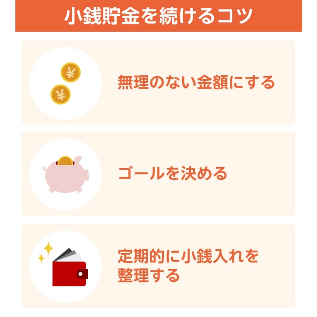 小銭貯金を続けるコツ