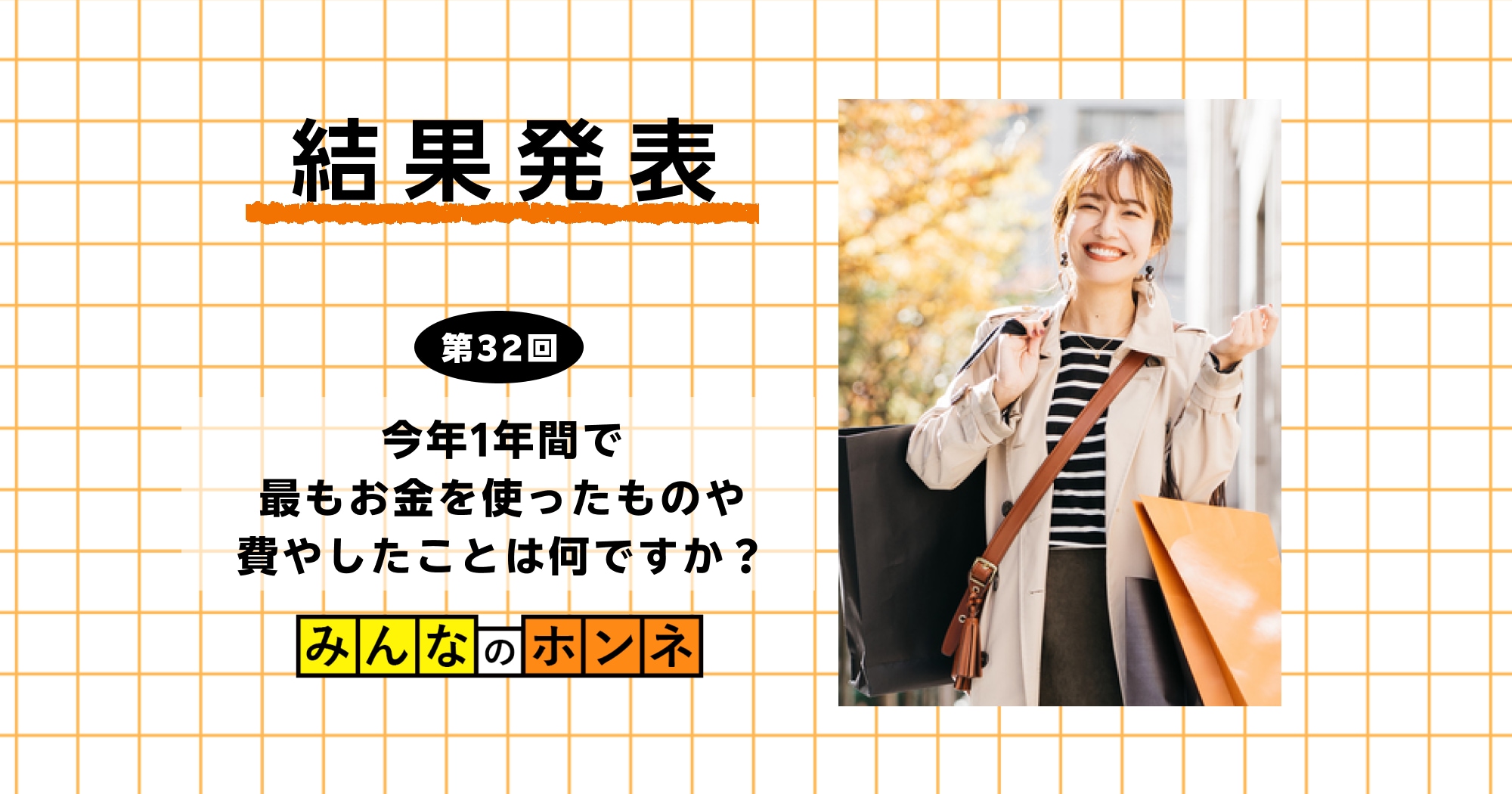 【第32回】今年1年間で最もお金を使ったものや費やしたことは何ですか？