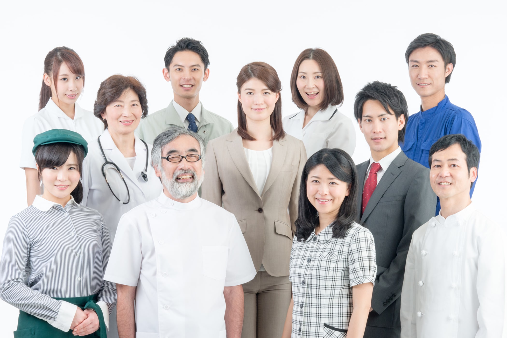 色んな職種の働く人達