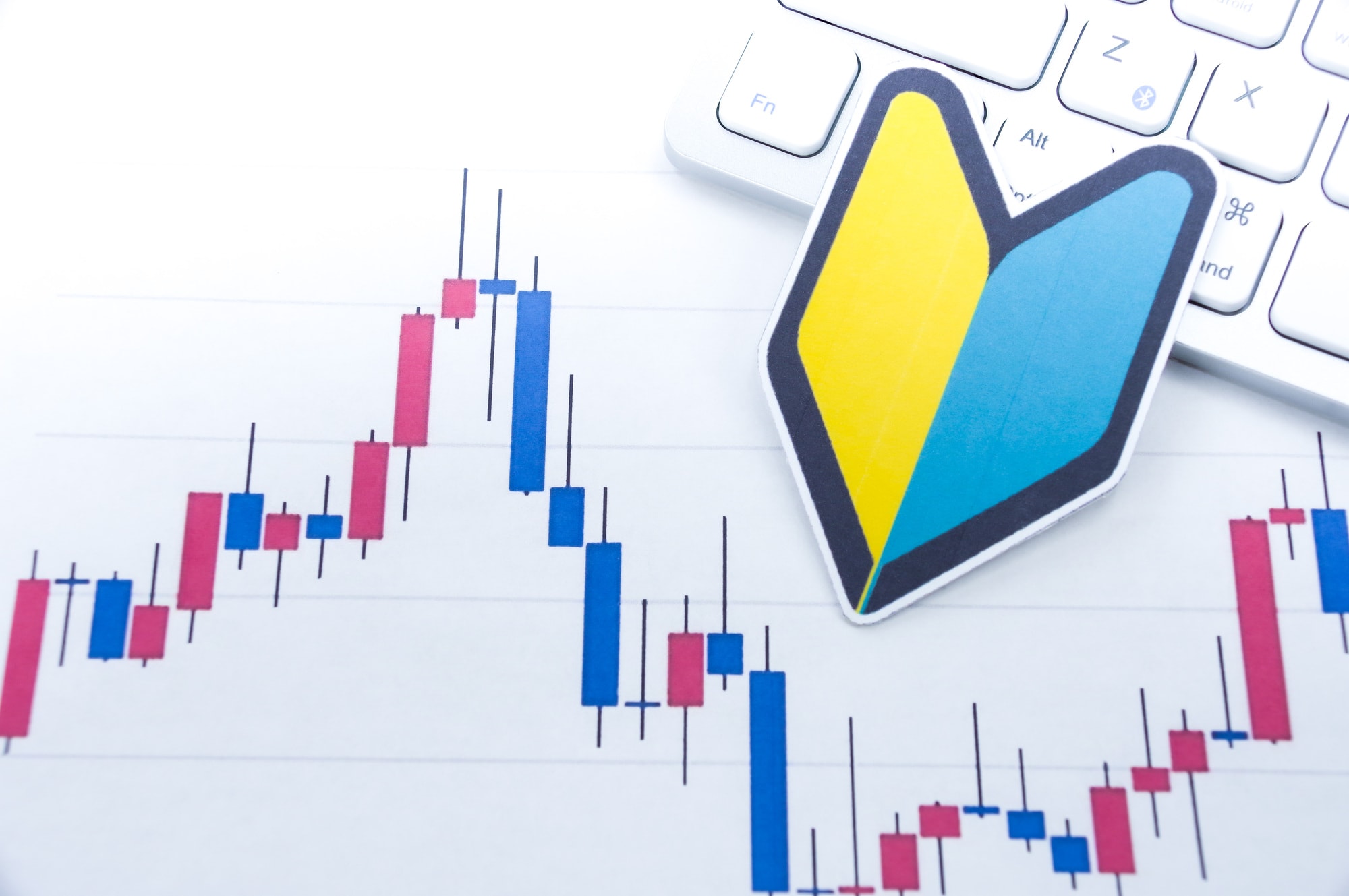 トレードのグラフと初心者マーク