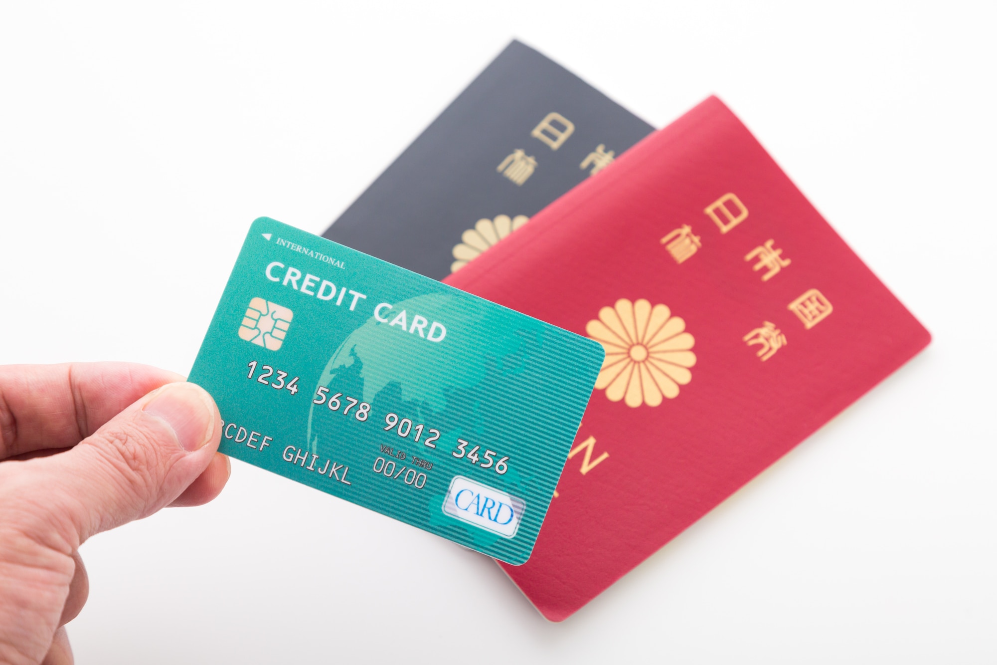 パスポートとクレジットカード